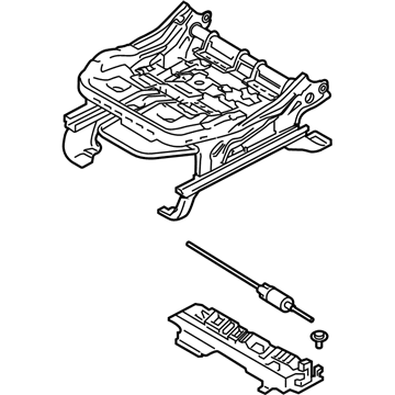 Ford JL3Z-9661704-A Seat Frame, Front Passenger Side JL3Z-9661704-A Ford Seat Frame, Front Passenger Side Illustration 1 of 1