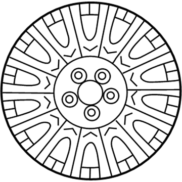 Lincoln Town Car Spare Wheel - 3W1Z-1007-BA