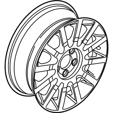 Lincoln 6W1Z-1007-B Wheel Assembly