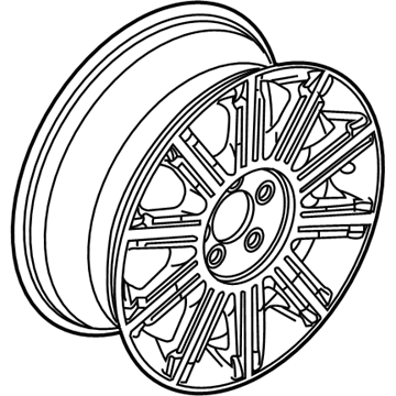 Lincoln 6W1Z-1007-DA Wheel Assembly