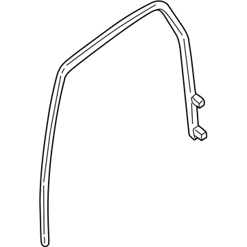 Ford 7L8Z-7825766-AA Run Assembly - Glass