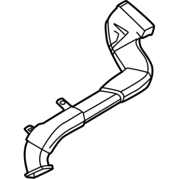 Ford PC3Z-19E630-C Defroster Duct, Driver Side PC3Z-19E630-C Ford Defroster Duct, Driver Side Illustration 1 of 1