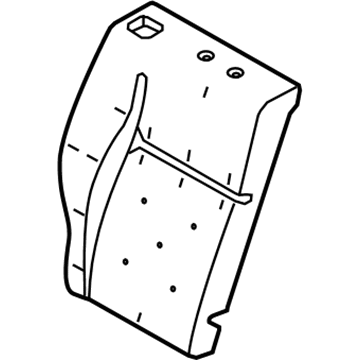 Ford BE8Z-5466800-B Pad - Rear Seat Back