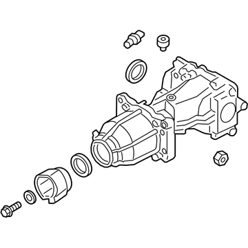 Lincoln MU7Z-4000-H Axle Assembly - Rear