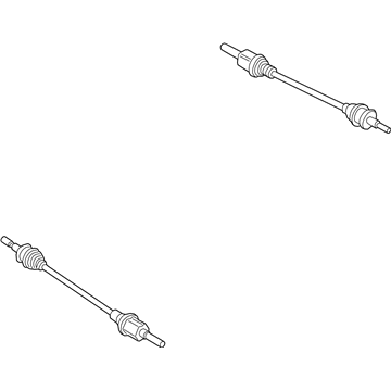 Ford G3GZ-4K138-A Axle Assembly G3GZ-4K138-A Ford Axle Assembly Illustration 1 of 1