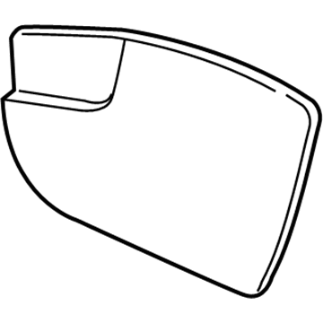 Ford CJ5Z-17K707-C Glass Assembly - Rear View Outer Mirror