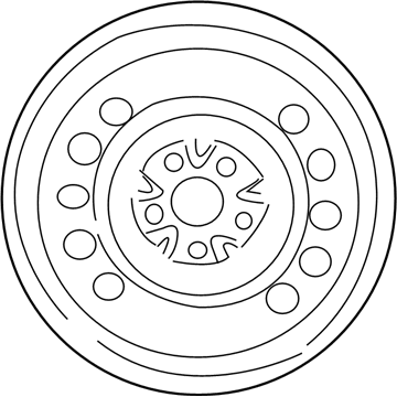 Mercury YL8Z-1015-AA Wheel Assembly