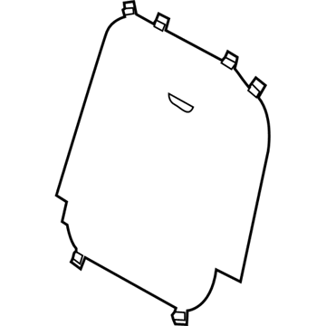 Ford BB5Z-7860508-A Panel Assembly - Seat Back