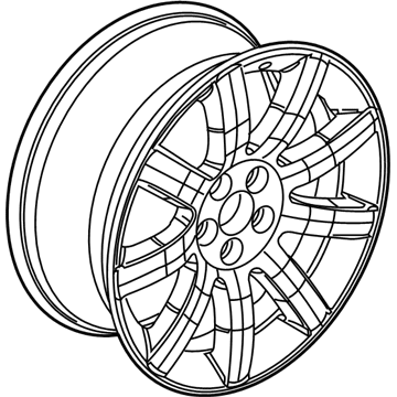 Ford BA8Z-1007-D Wheel Assembly