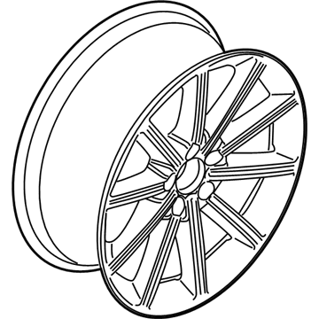 Ford DA8Z-1007-B Wheel Assembly