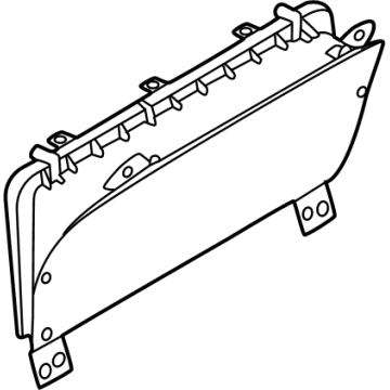 Ford ML3Z-10890-A Mask - Fuel And Temperature Gauge