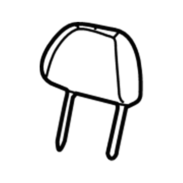 Mercury 3F2Z-16611A08-KAA Head Rest Assembly