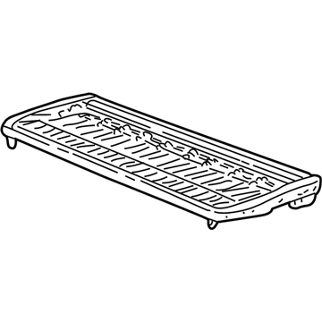 Mercury 3F2Z-1763160-BA Frame And Spring - Rear