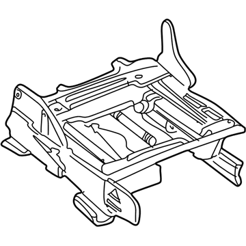 4W7Z-5461710-AB Ford Seat Track, Passenger Side Illustration 1 of 1