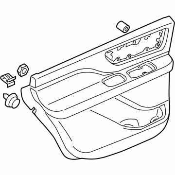 Lincoln LC5Z-7827406-BA Panel - Door Trim Lower