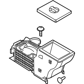Ford AE9Z-74045A36-AA Rear Compartment AE9Z-74045A36-AA Ford Rear Compartment Illustration 1 of 1