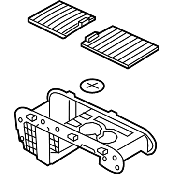 Lincoln AE9Z-7406010-AA Compartment Assembly - Rear Stowage