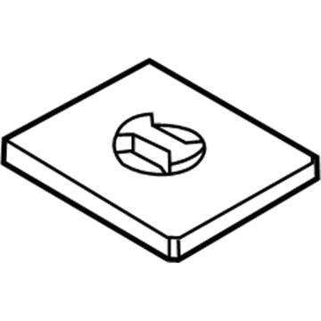 Ford AA8Z-74044C72-AA Insert Panel, Rear Lower AA8Z-74044C72-AA Ford Insert Panel, Rear Lower Illustration 1 of 1