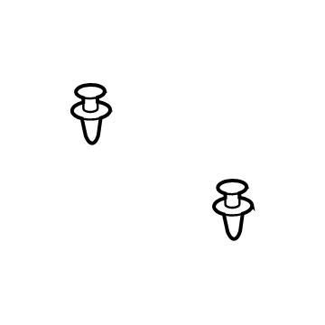 Ford -W705436-S300 Rivet - Plastic