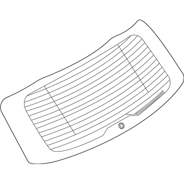 Ford LJ6Z-7842006-C Glass - Back Window
