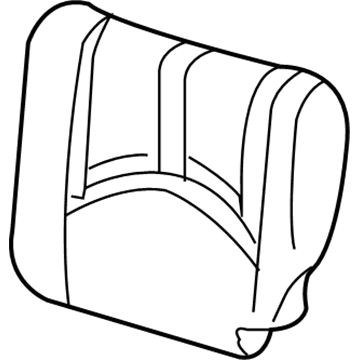 Ford 2L8Z7866600DAA Cover Assembly - Rear Seat Back