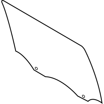 Ford FL3Z-1625712-G Glass - Rear Door