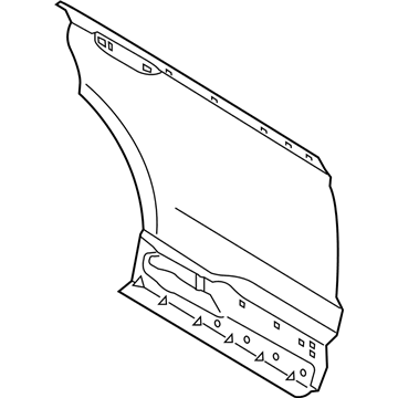 Lincoln FA1Z-5824700-A Panel Assembly - Door - Outer