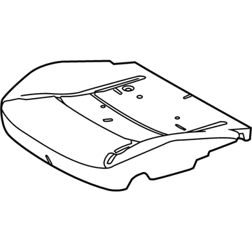 Ford Fusion Seat Cushion - 6E5Z-54632A23-A