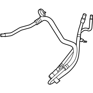 Ford P1MZ-8N029-A Hose - Water P1MZ-8N029-A Ford Hose - Water Illustration 1 of 1