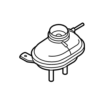 Ford L1MZ-8A080-C Tank Assembly - Radiator Overflow