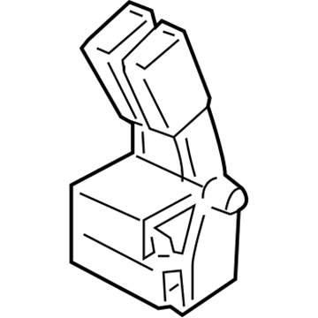 Ford 6L2Z-7860044-CB Buckle Assembly - Seat Belt