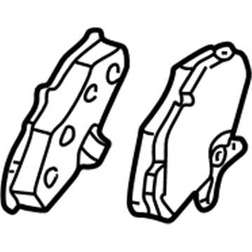 Mercury 1U2Z-2V200-PA Kit - Brake Shoe And Lining