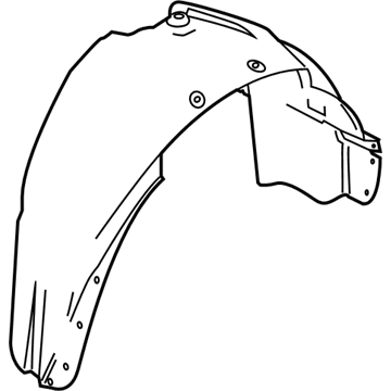 Lincoln MKS Wheelhouse - DA5Z-5428370-A