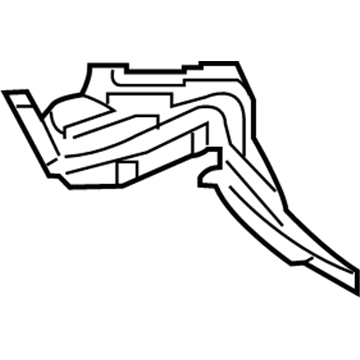 Lincoln DA5Z-5445114-A Trough - Luggage Compartment Drain