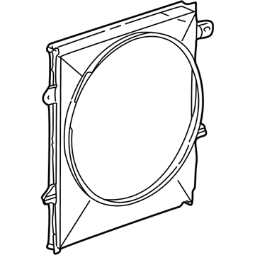 Ford F87Z-8146-HA Shroud - Radiator Fan