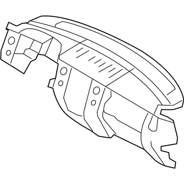 7L1Z-7804320-BA Ford Instrument Panel, Camel Illustration 1 of 1