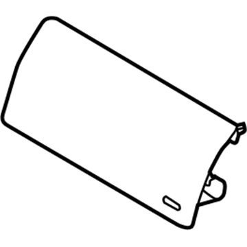 Ford 7L1Z-7804338-CA Upper Panel, Passenger Side 7L1Z-7804338-CA Ford Upper Panel, Passenger Side Illustration 1 of 1