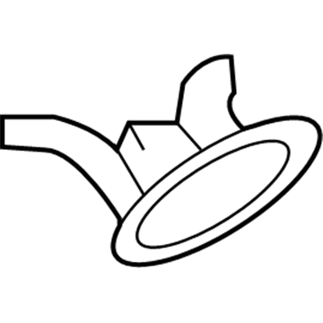 Ford AE5Z-54672A40-CA Upper Quarter Trim Cap, Charcoal/Steel Gray, Passenger Side AE5Z-54672A40-CA Ford Upper Quarter Trim Cap, Charcoal/Steel Gray, Passenger Side Illustration 1 of 1