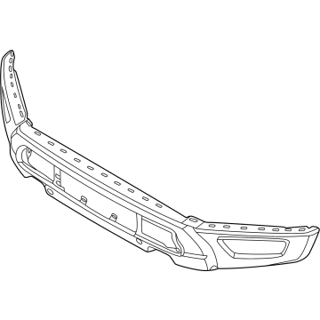 Ford ML3Z-17757-K Bumper Assembly - Front ML3Z-17757-K Ford Bumper Assembly - Front Illustration 1 of 1