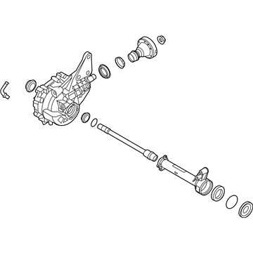 Ford LK4Z-3B403-C Axle Assembly - Front Drive