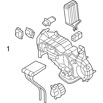 Lincoln FL1Z-18D283-D Evaporator Assembly