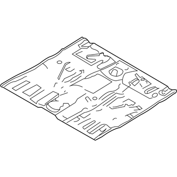 Mercury 9L8Z-7811135-A Pan Assembly - Floor Front