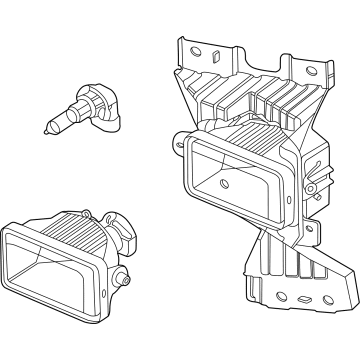 Ford LC3Z-15200-A Lamp Assembly - Fog - Front