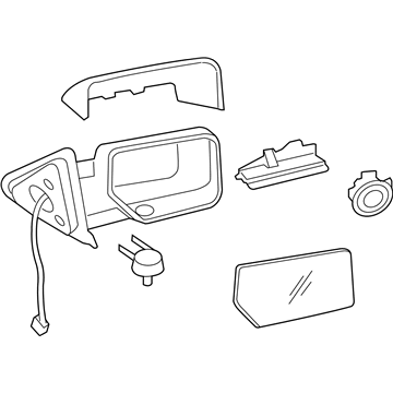 Ford 8L1Z-17683-DA Mirror Assembly - Rear View Outer