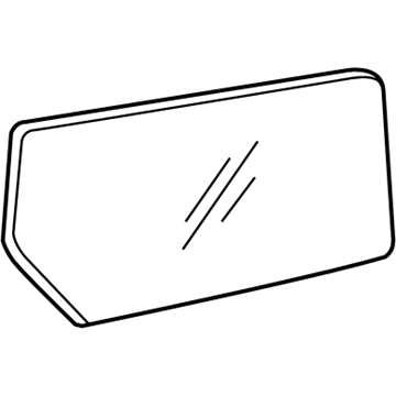 Ford 7L1Z-17K707-F Glass Assembly - Rear View Outer Mirror