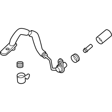 Ford P2GZ-6K679-A Pipe - Oil Feed