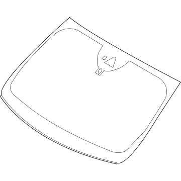 Ford NZ6Z-7803100-G Glass - Windscreen NZ6Z-7803100-G Ford Glass - Windscreen Illustration 1 of 1