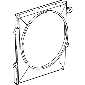 Ford Fan Shroud - F87Z-8146-AC