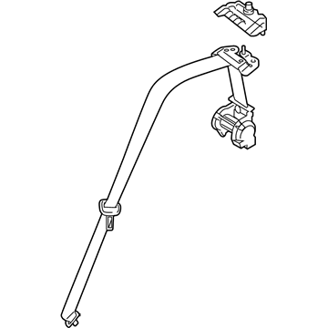Ford JL3Z-15611B64-AA Seat Belt Assembly
