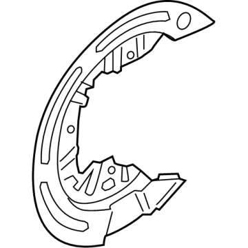 Ford MB3Z-2C028-G Splash Shield